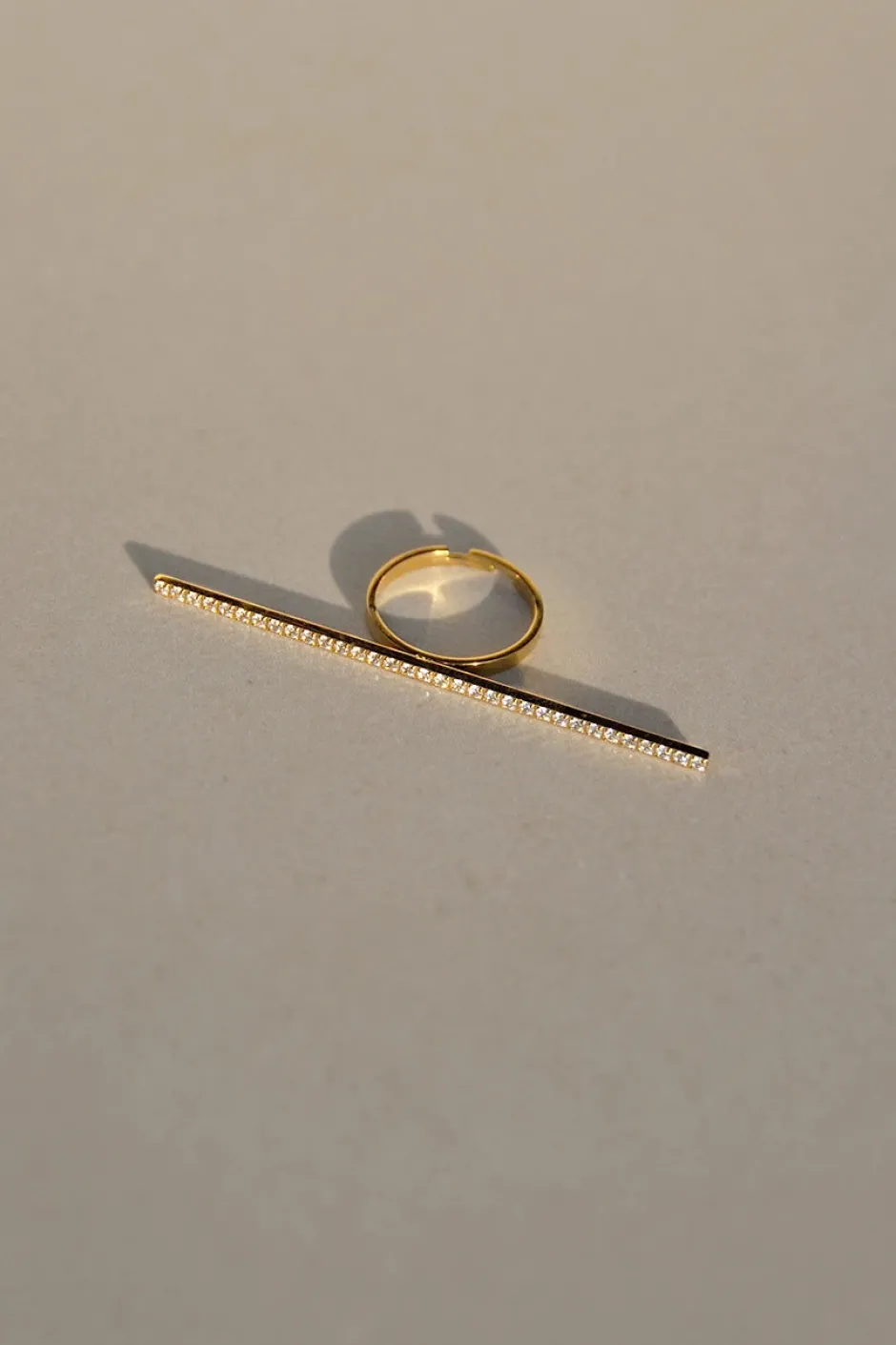 Online Anillo Barra Circons Anillos Ajustables