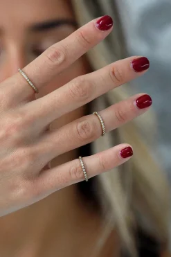 Online Anillo Circon Anillos De Meñique