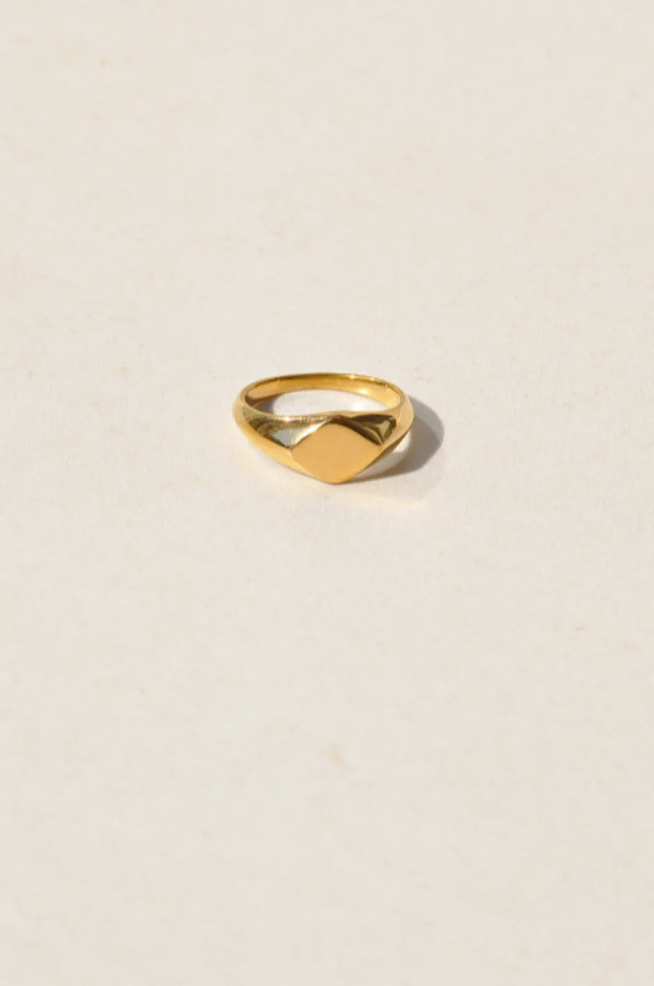 New Anillo Rombo Personalizable (meñique) Anillos Personalizables | Anillos De Meñique
