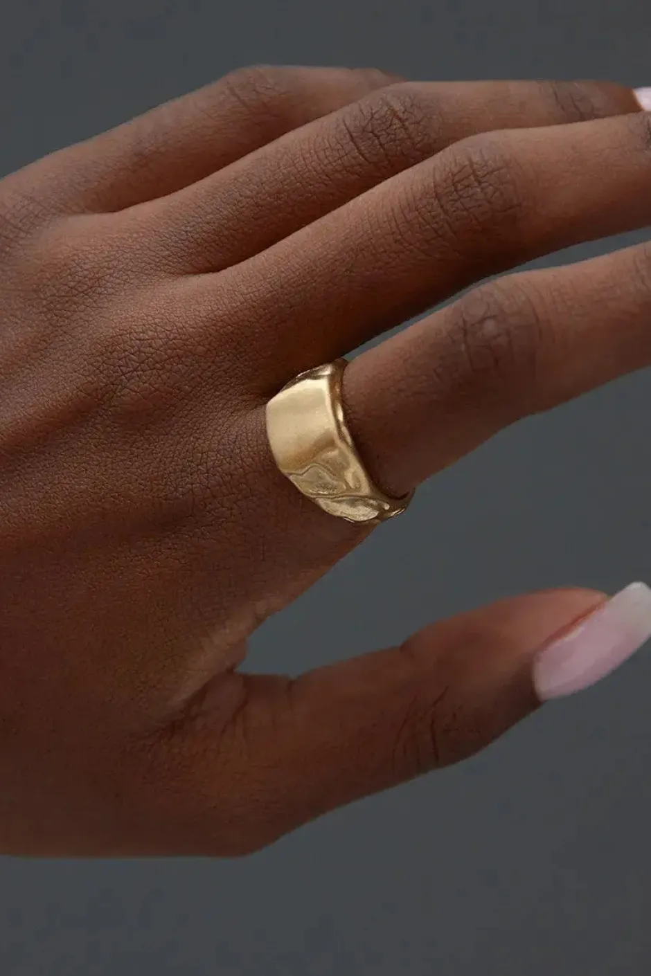 Outlet Anillo Sello Cuadrado Cera Anillos De Meñique | Anillos Personalizables
