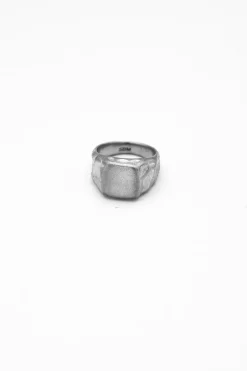 Outlet Anillo Sello Cuadrado Cera Anillos De Meñique | Anillos Personalizables
