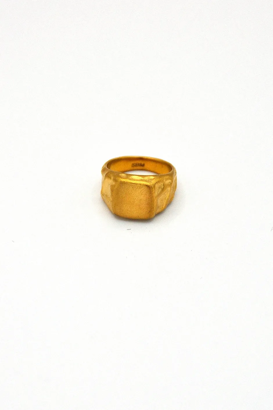 Outlet Anillo Sello Cuadrado Cera Anillos De Meñique | Anillos Personalizables