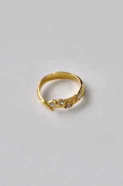 Best Anillo Textura Circonitas Anillos Ajustables