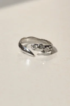 Best Anillo Textura Circonitas Anillos Ajustables