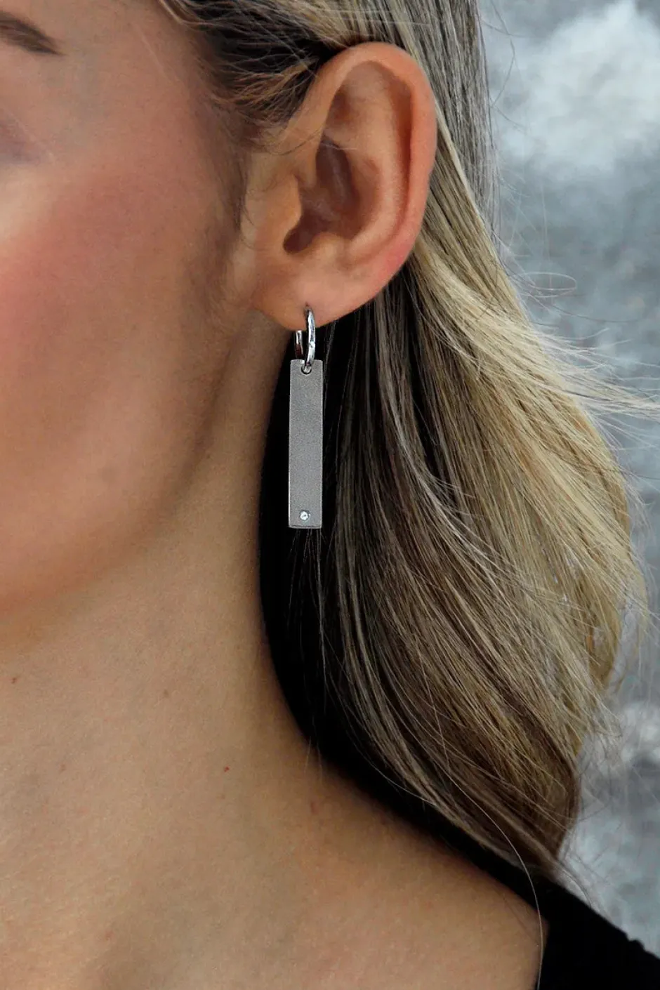 Hot Arito Circon Personalizable (Unidad) Mini Pendientes Y Aritos