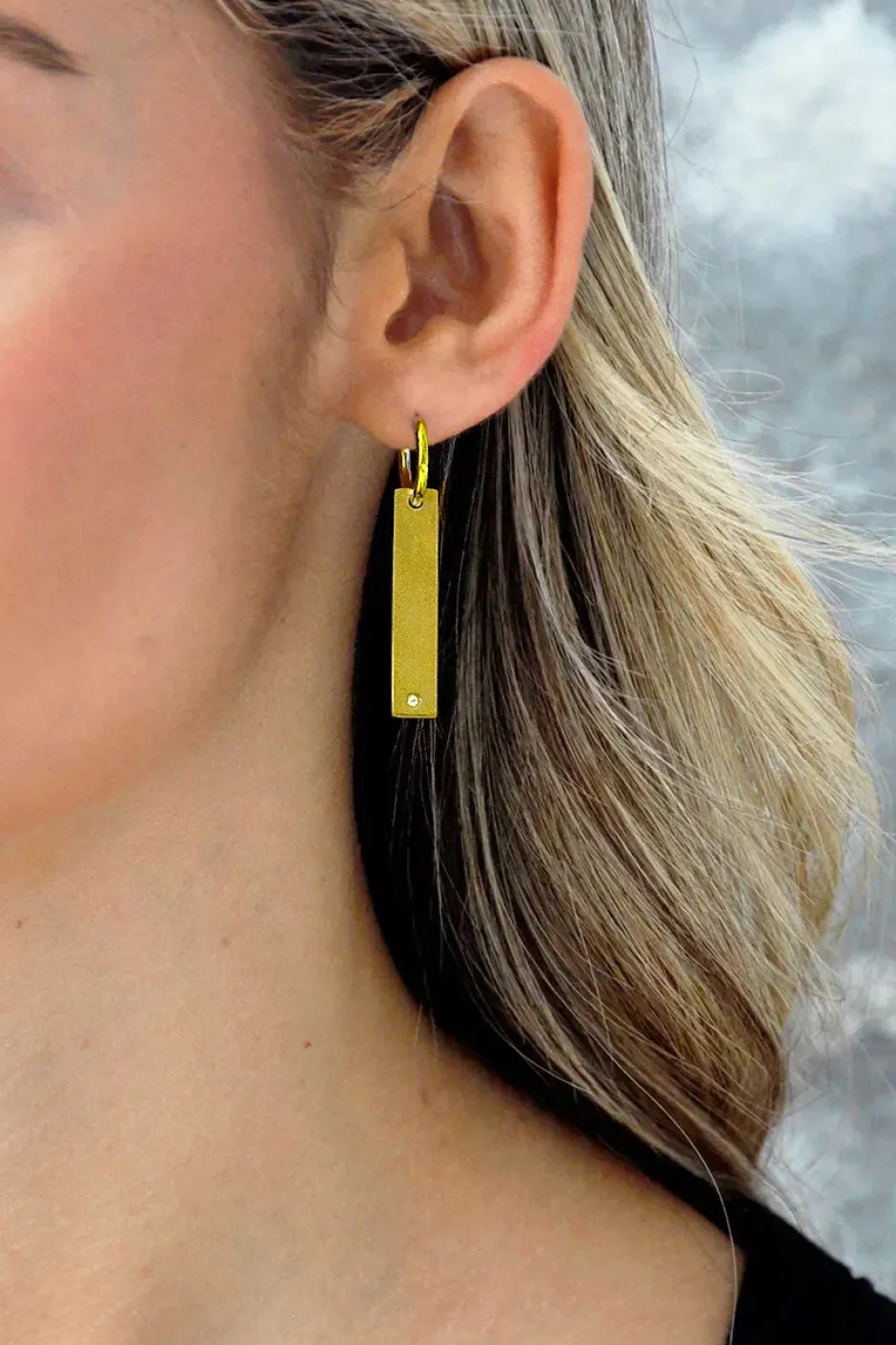 Hot Arito Circon Personalizable (Unidad) Mini Pendientes Y Aritos