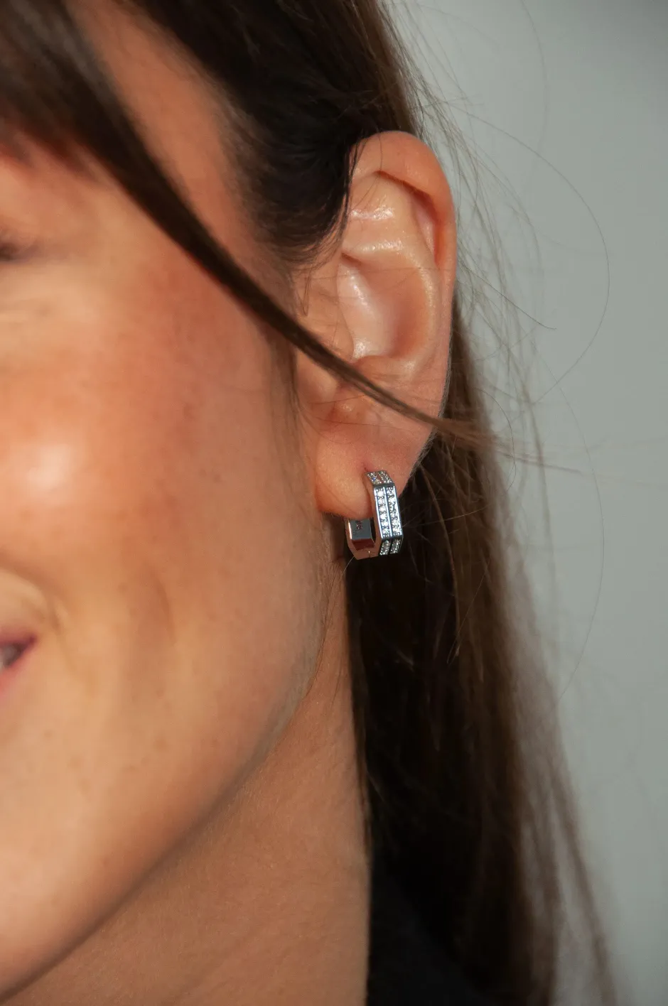 Hot Arito Herradura Micro Circons (Unidad) Mini Pendientes Y Aritos