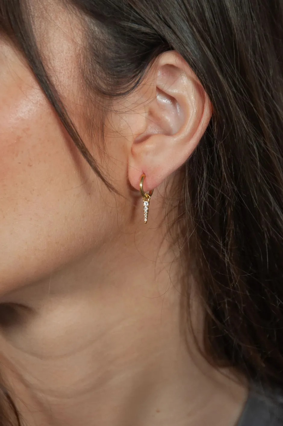 Sale Arito Pincho Corto (Unidad) Mini Pendientes Y Aritos