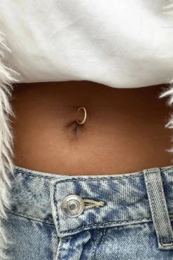 Fashion Belly Ring (Unidad) Mini Pendientes Y Aritos