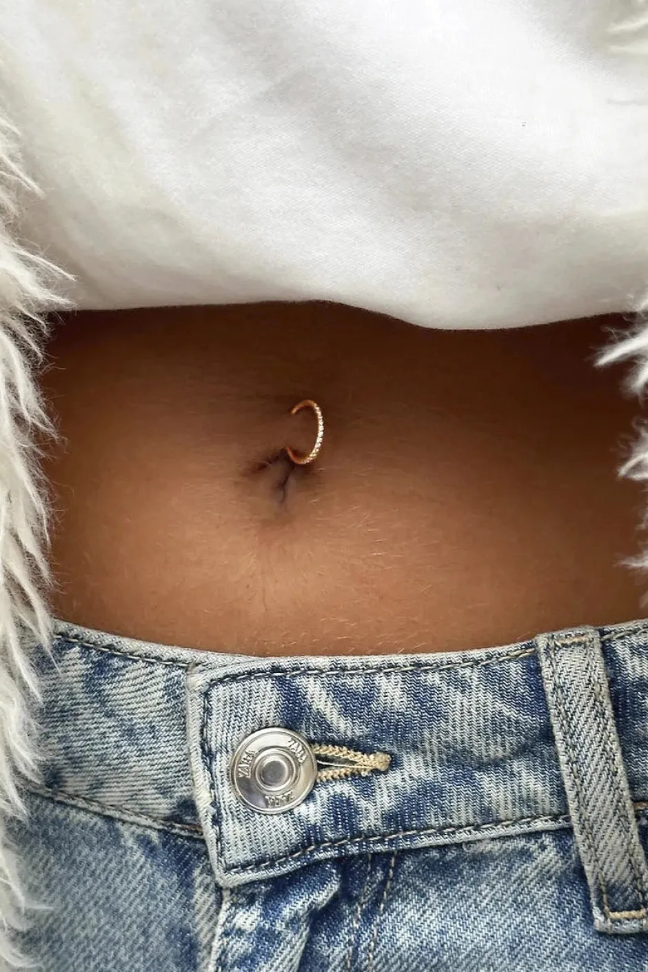 Fashion Belly Ring (Unidad) Mini Pendientes Y Aritos