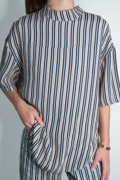 Outlet Blusa Rayas Blusas