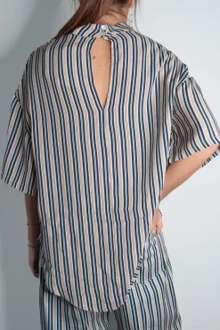 Outlet Blusa Rayas Blusas