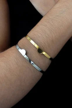 New Brazalete Semi Círculo Pulseras Personalizables