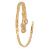 Discount Brazalete Textura Circonitas Pulseras Con Circonitas