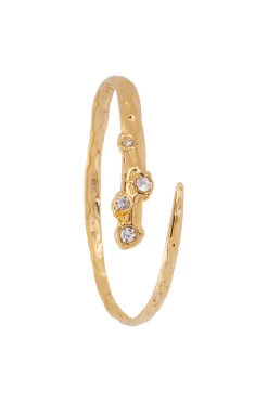 Discount Brazalete Textura Circonitas Pulseras Con Circonitas