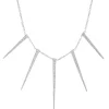 Fashion Collar 5 Pinchos Collares Con Colgante
