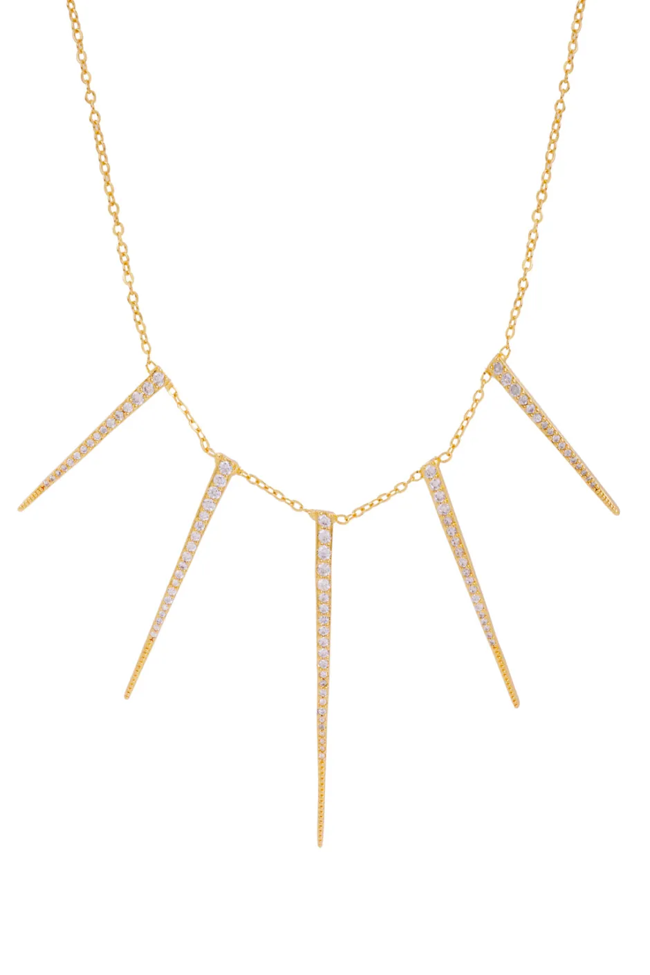 Fashion Collar 5 Pinchos Collares Con Colgante