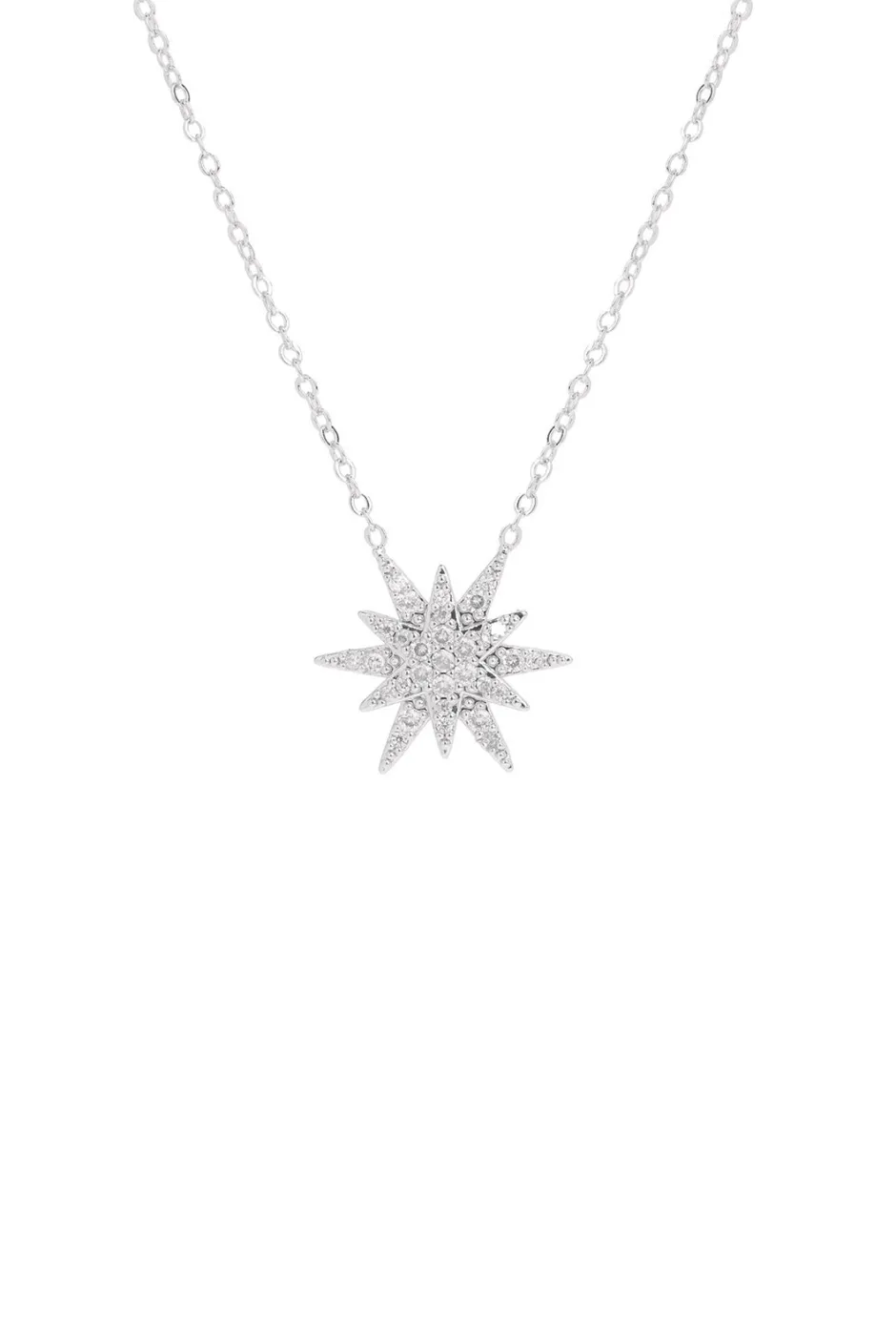 Sale Collar Estrella Blanca Collares Con Colgante