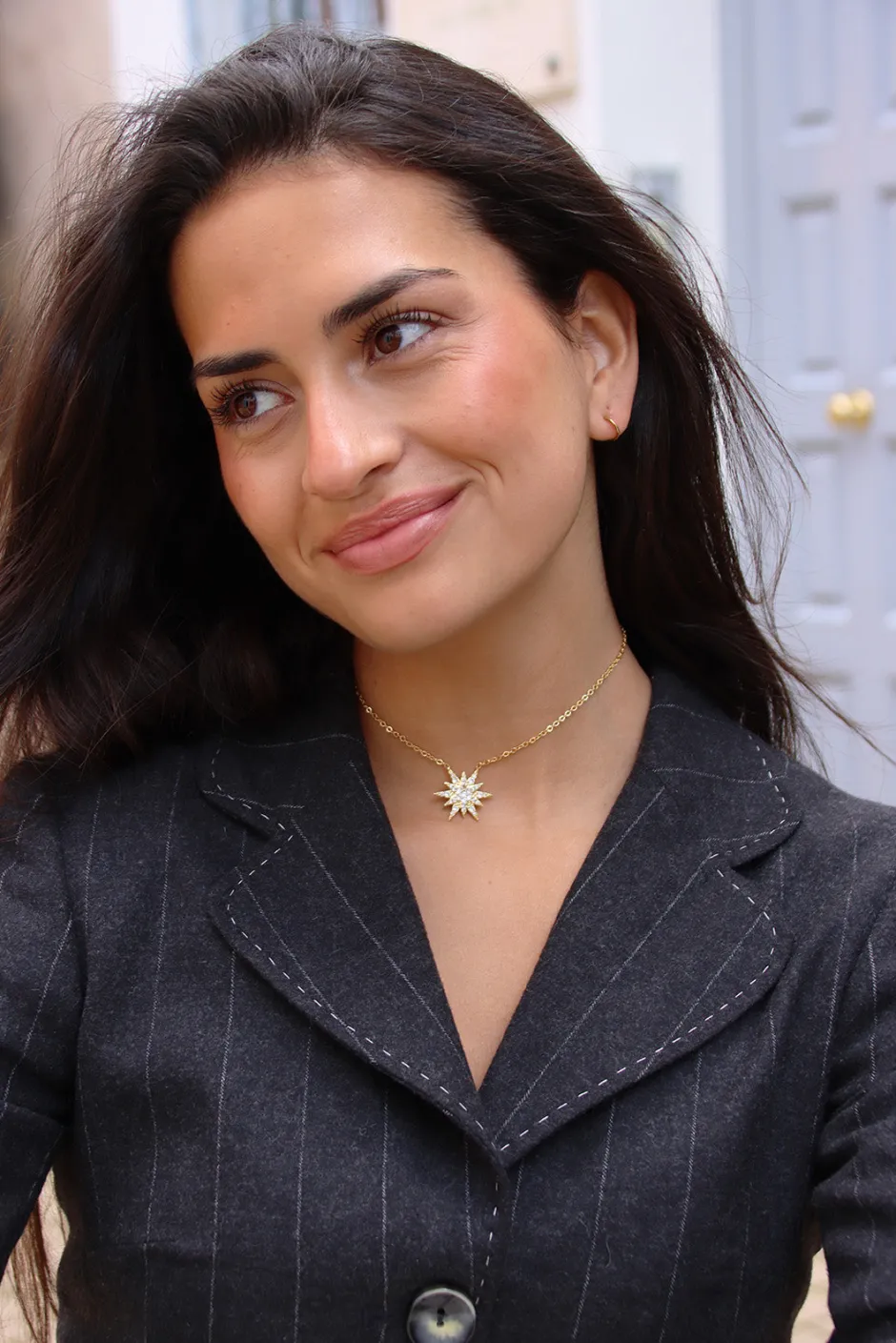 Sale Collar Estrella Blanca Collares Con Colgante