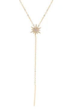 Sale Collar Largo Estrella Blanca Collares Con Colgante