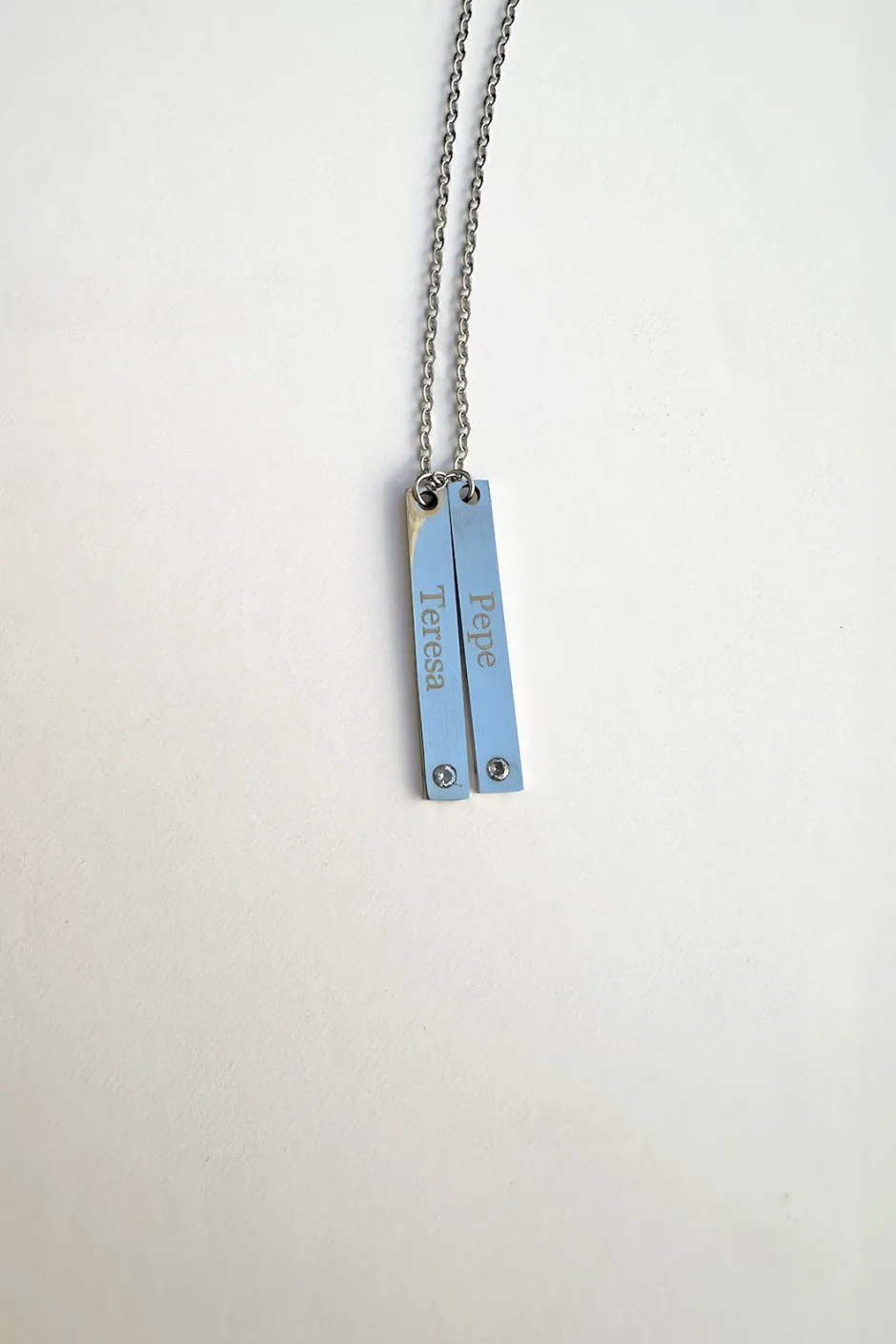 Clearance Collar Long Circon Doble Collares Personalizables | Collares Con Colgante