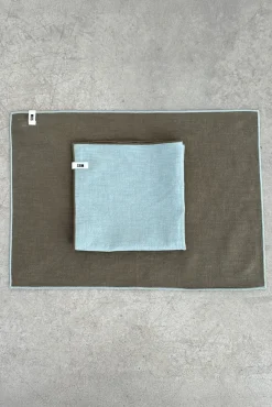 Sale Mantel Individual Liso Azul Individuales