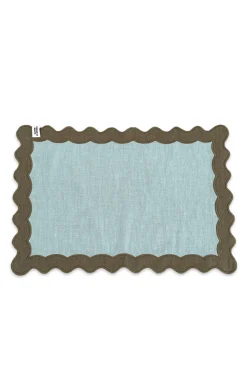 Discount Mantel Individual Ondas Azul Individuales