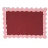 Sale Mantel Individual Ondas Rosa Individuales