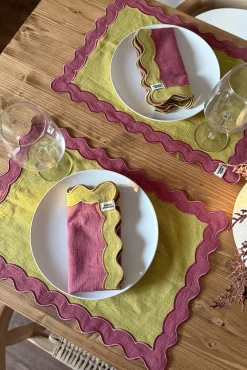 Discount Mantel Individual Ondas Vino Individuales