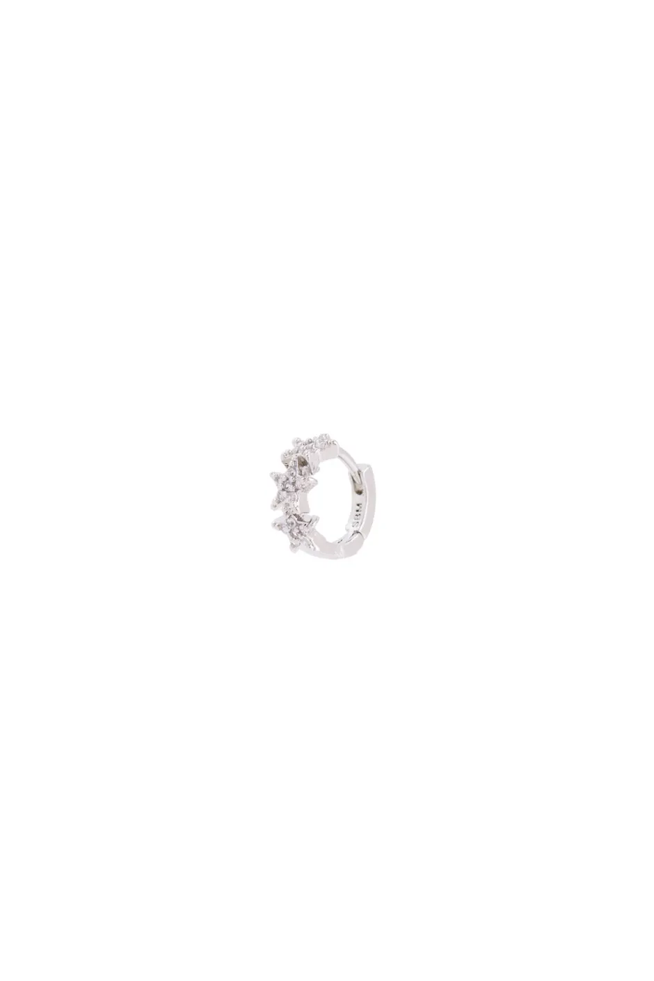 Hot Mini Arito Circon Estrellas (Unidad) Mini Pendientes Y Aritos