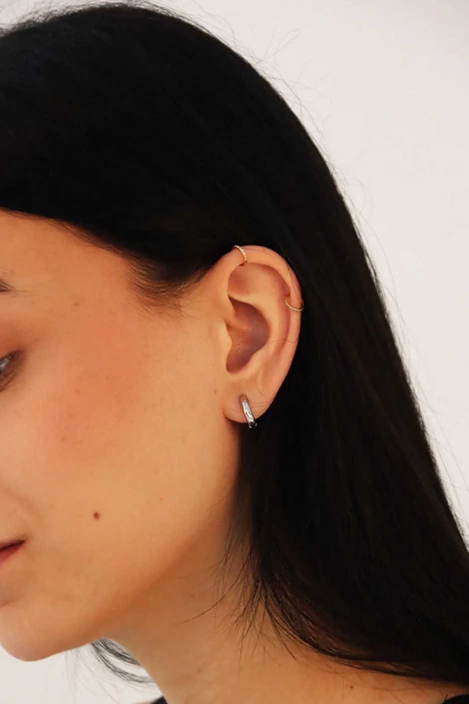 Best Mini Arito Irregular 7 mm Mini Pendientes Y Aritos