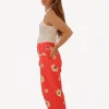 Discount Pantalón Flores Maxi Pantalones