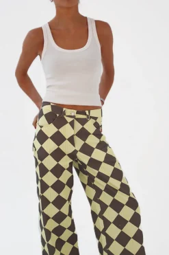 Online Pantalón Recto Butter Cocoa Pantalones