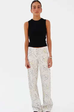Online Pantalón Recto Drops Pantalones