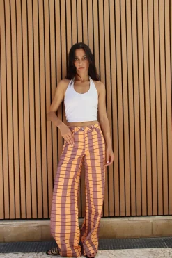 Outlet Pantalón Recto Mandarine Pantalones