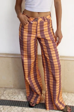 Outlet Pantalón Recto Mandarine Pantalones