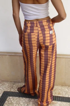 Outlet Pantalón Recto Mandarine Pantalones