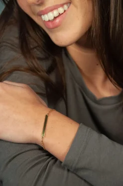 Clearance Pulsera Cadena Lisa Pulseras Personalizables