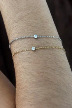 New Pulsera One Circon Pulseras Con Circonitas